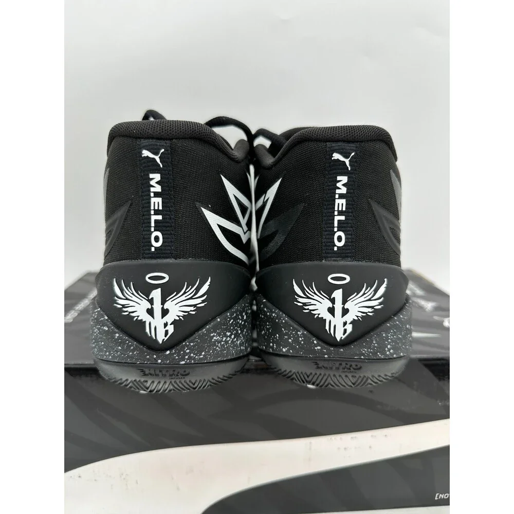 Puma MB.02 X Lamelo Ball Men's Size 12 Triple Black basketball Shoes 379420 01